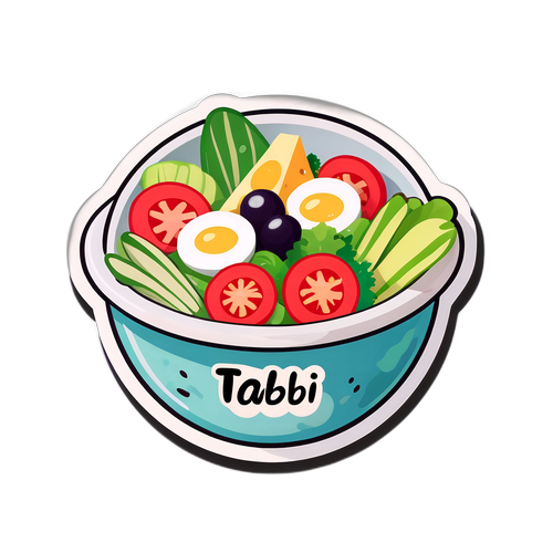 タビサラダの旅行の記録を表現するデザイン