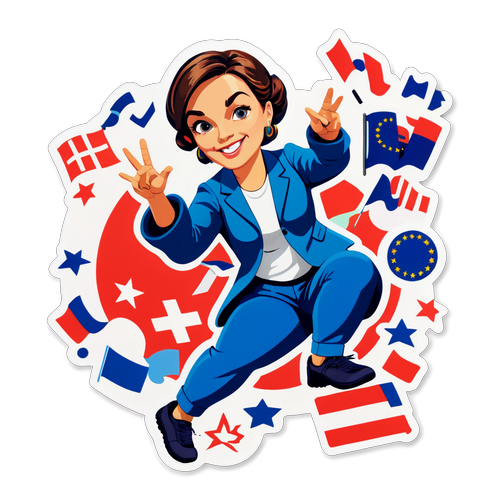 Eva Glawischnig in Aktion