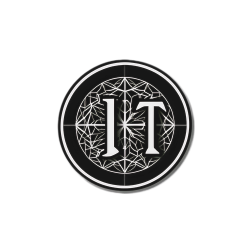 Minimalist 'LT' Design Klistermärke