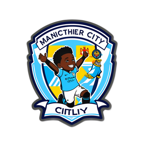 Manchester City Gyerek Sticker