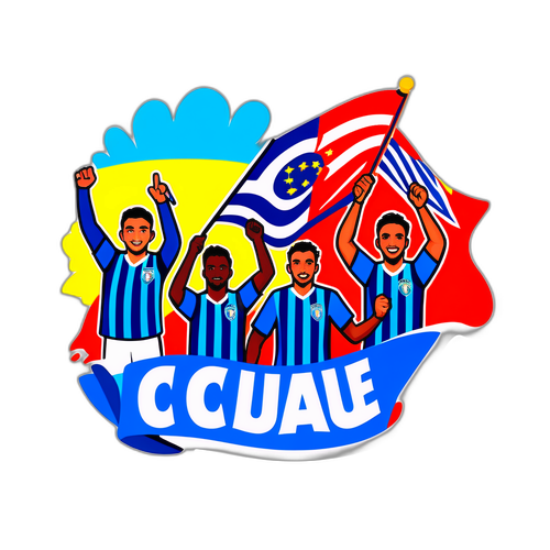 Arte vibrante do Avaí Futebol Clube