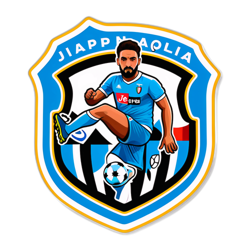 Thiết kế sticker nổi bật cho trận đấu giữa Napoli và Juventus