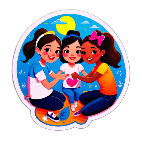 Sticker ya Siku ya Marafiki