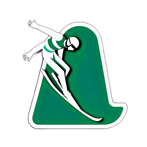 Minimalist Ski-Jumping-Design mit "Klingenthal"