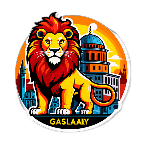 Galatasaray Løve Sticker