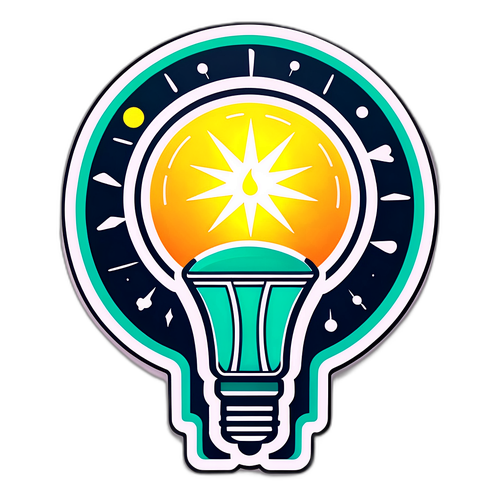 Design de uma lâmpada estilizada representando a Axia Energy