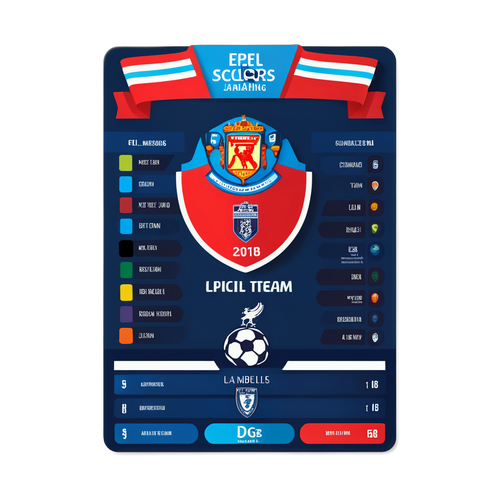 Stiker Infografis EPL Terkini