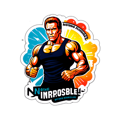 Stickers z Arnoldem Schwarzeneggerem