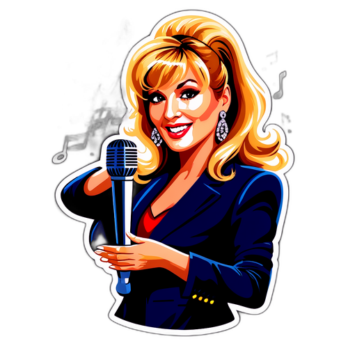 Sticker Glamour di Milly Carlucci