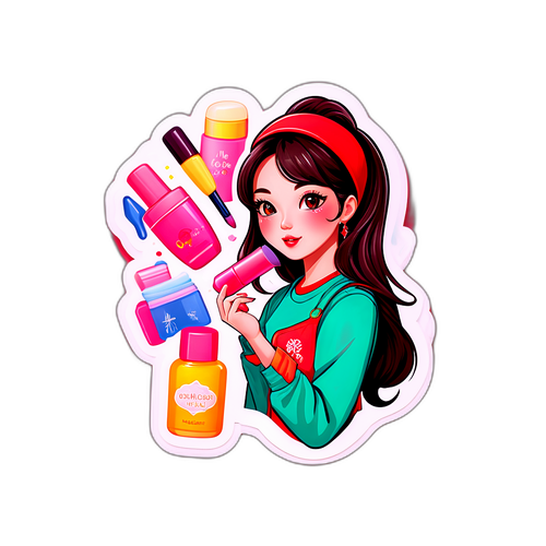 김건희의 뷰티 아이템 스티커