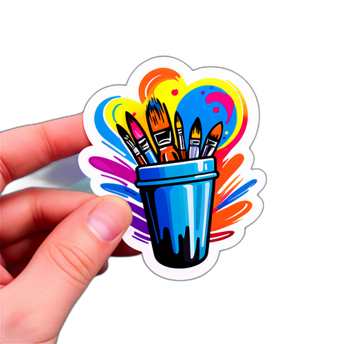 Sticker von Emma Aicher - Feier der Kunst und Kreativität