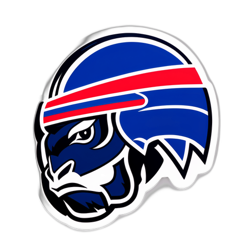 Adesivo em homenagem ao Buffalo Bills