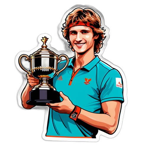 알렉산더 츠베레프 우승 기념 스티커