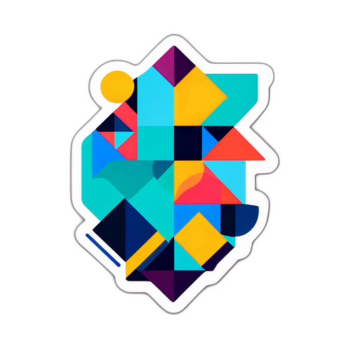 Abstrakt design inspirert av Schjelderup