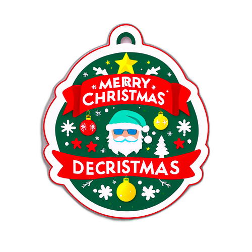 Sticker de Crăciun pentru 27 Decembrie