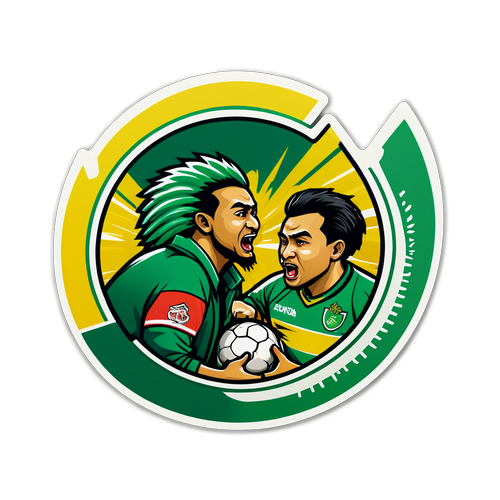 Stiker Semen Padang vs Persebaya