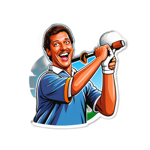 Αυτοκόλλητο για την ταινία "Happy Gilmore 2"