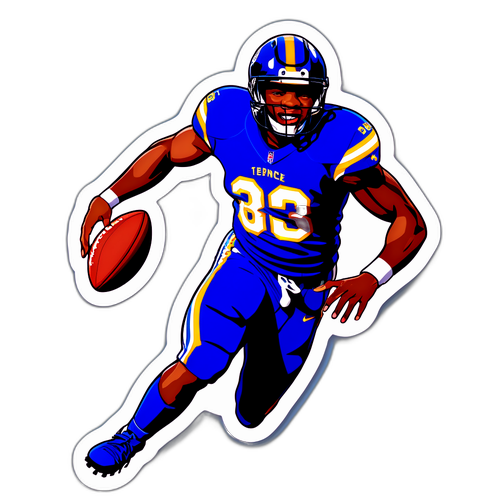 運動風格的泰倫斯·戈爾貼紙