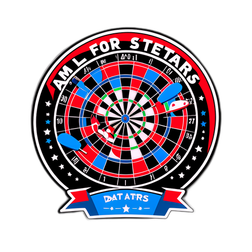 Paul Liminin ikonisessa tyyli darts -tarrassa