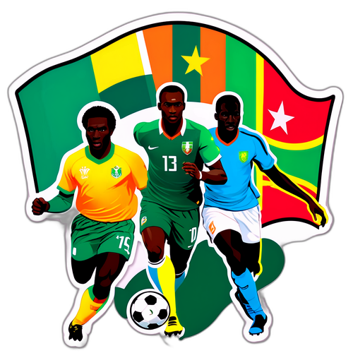 Stiker Olahraga: Pantai Gading vs. Kamerun