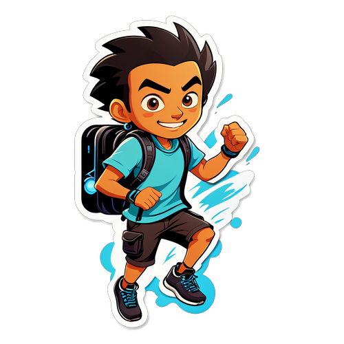 Sticker Ejen Ali dalam Aksi