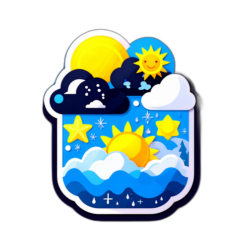 天氣主題貼紙