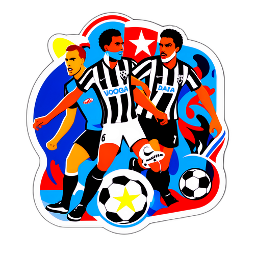 Desain Sticker Pertandingan Botafogo vs Vitória