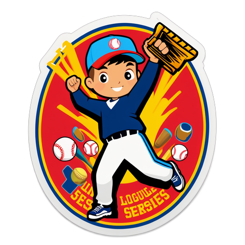 Incredible Kids, Unstoppable Dreams: Celebrate the Little League World Series with this Vibrant Sticker!