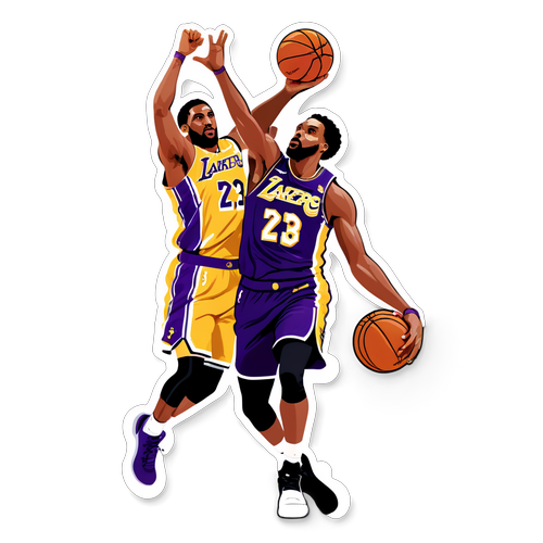 Lakers Action Sticker