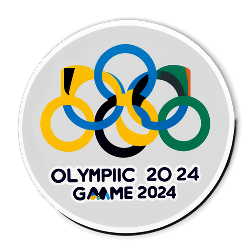 Uitzonderlijke Sticker voor de Olympische Spelen 2024: Laat jouw Teamgeest Stralen!