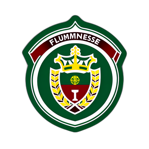 Logo Fluminense với màu xanh và đỏ