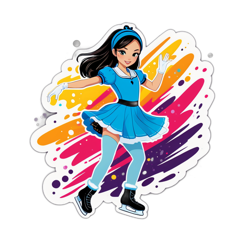 Стикер с Алиской Лю