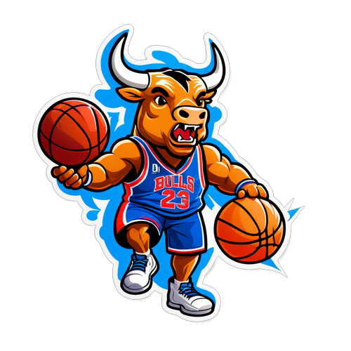 Bulls vs Pistons na Sticker