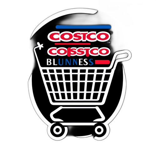 Costco 黑色背景黑色星期五營業時間標誌