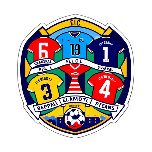 Stiker Retro Merayakan Warisan EPL