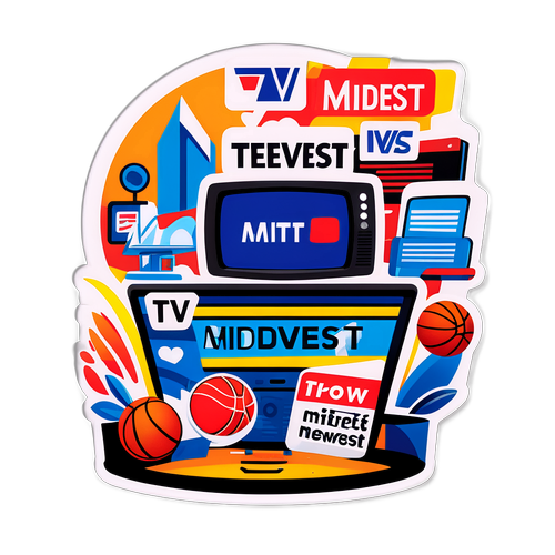 TV MidtVest Klistermærke