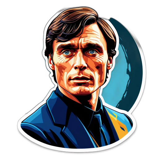 Pegatina creativa de Cillian Murphy