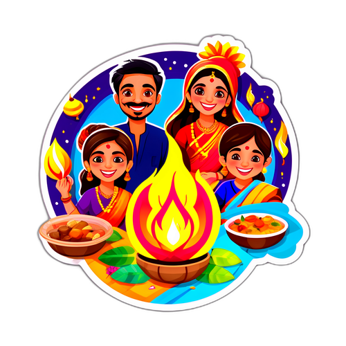 Sticker Keceriaan Bhogi 2026