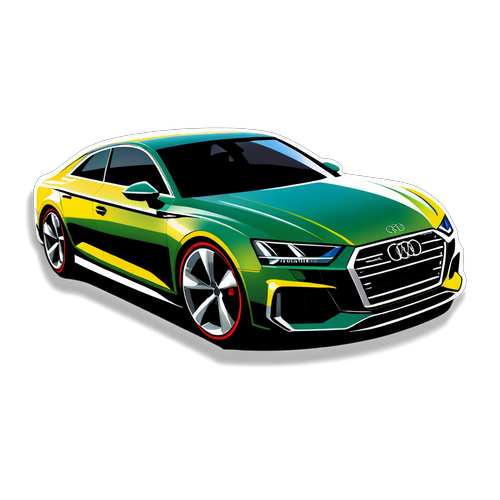 Rychlost a Elegance: Objevte Dynamické Ilustrace Vozů Audi, Které Vás Okouzlí!