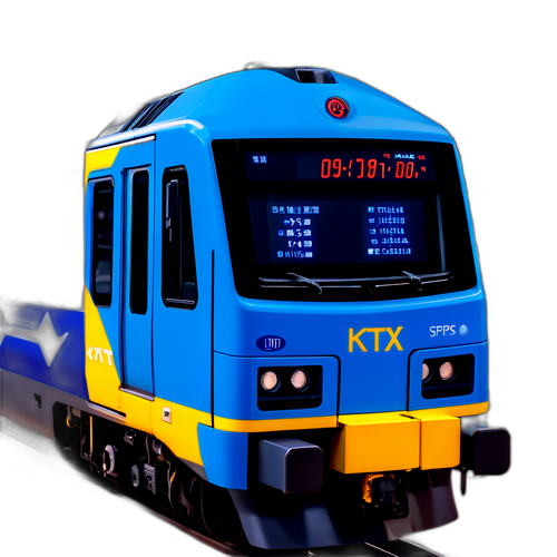 KTX 기차 정지 스티커
