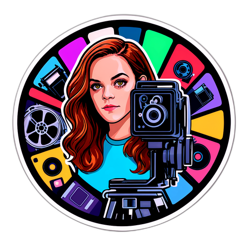 Adesivo Moderno di Riley Keough