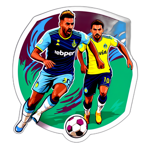 Sticker cu meciul dintre Fenerbahçe și Aston Villa