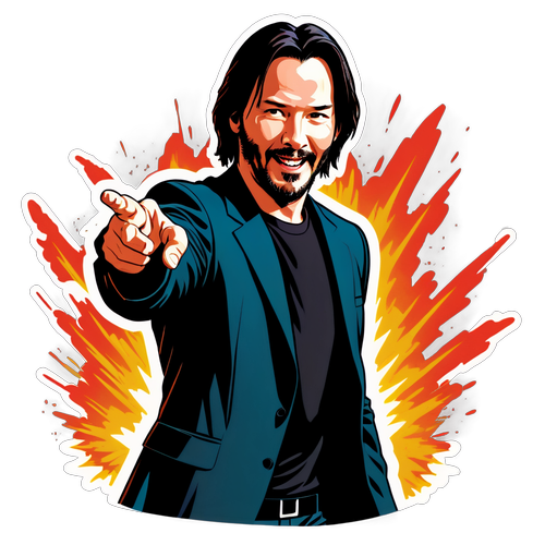 Ki az a titokzatos férfi Keanu Reeves mögött? Megdöbbentő akciójelenetek és robbanások!