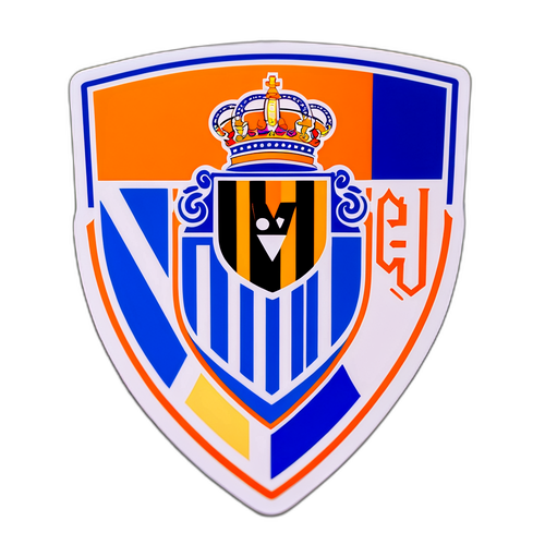 Sticker ya Vilabu vya Soka vya Valencia CF na Real Oviedo