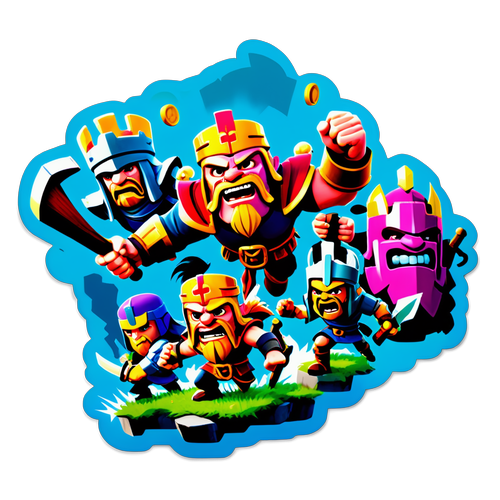 Makilahok sa Digmaan: Ang Makulay na Sticker ng Clash of Clans na Iyang Kailangan Ngayon!