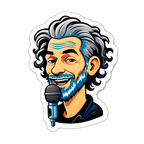 מדבקת קריקטורה של מתיסיהו