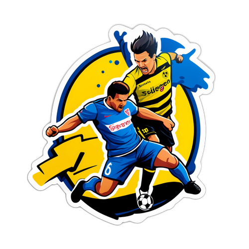 Sticker ya Sportfreunde Siegen vs Dortmund
