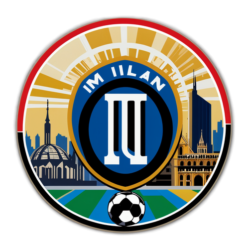 Inter Logosu ve Milano Şehir Manzarası