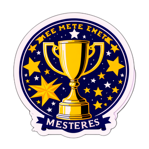 Vintage-Inspirert Sticker for Mesternes Mester