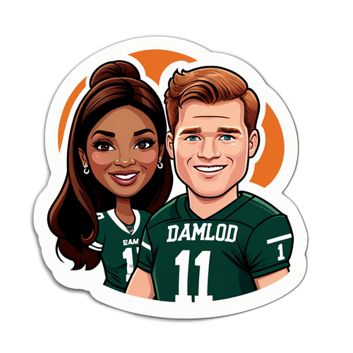 Supportive Game Day Duo Sticker